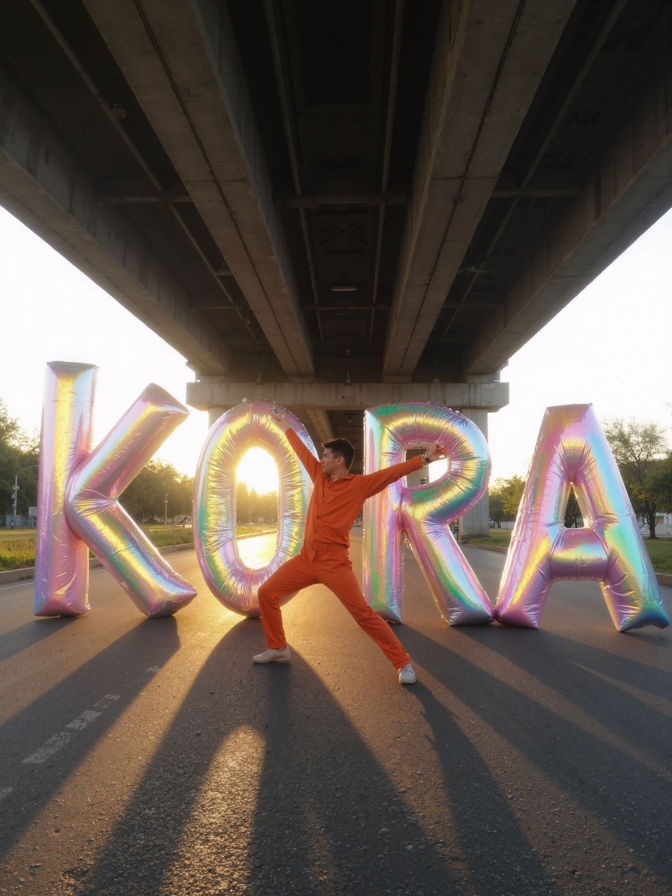 A crashed Apollo command module in a snowy alpine meadow, with purple crocuses sprouting around it and farmers tending cows.
